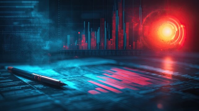 17. Business plan with a vision statement and financial projections, strategic goals concept.