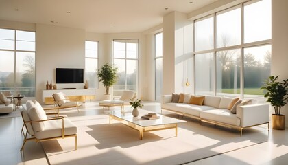 Photo interior modern design room 3d illustration