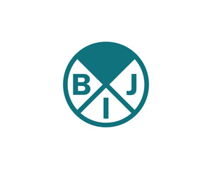 BIJ logo design vector template. BIJ
