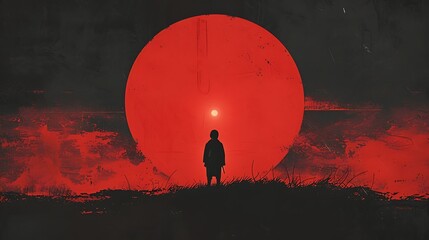 Minimalist movie poster templates, iconic designs, 