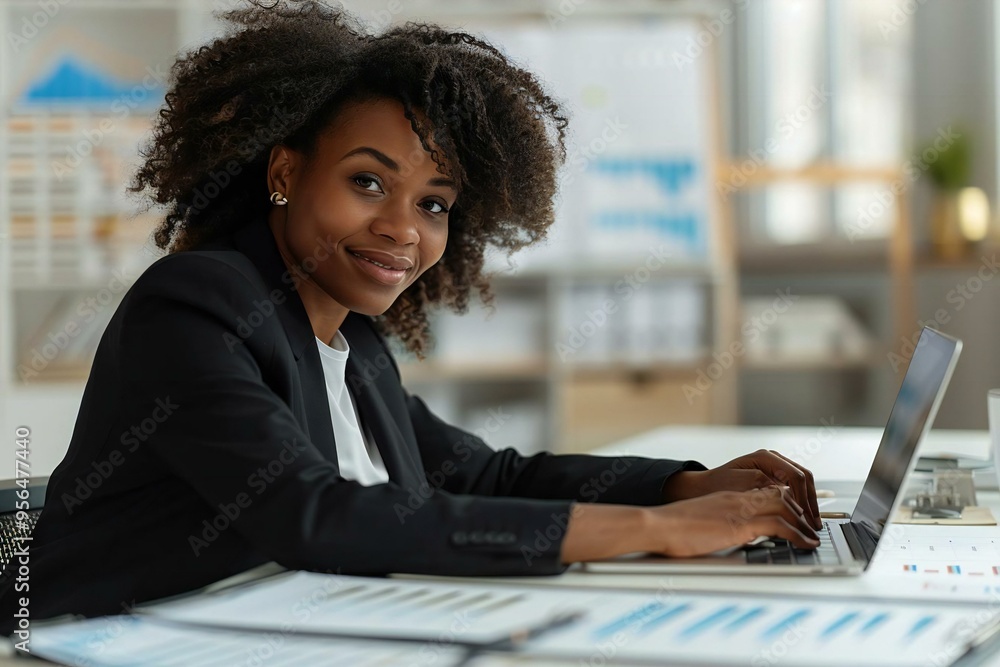 Poster employee time tracking and business scheduling with gantt chart