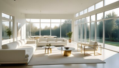 Fototapeta premium Photo interior modern design room 3d illustration