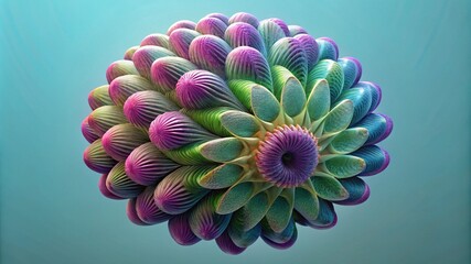 composition of fancy 3d nature patterns natural template texture background