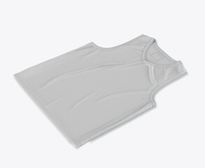 Basketball Jersey Mockup. 3D Model