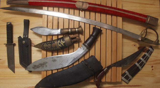 Antique Swords and Knives From Asia and Southeast Asia