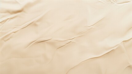 Obraz premium Soft and elegant aesthetic achieved by delicate wrinkles and folds on a beige textile backdrop