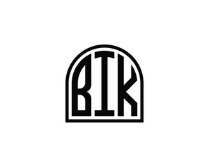 BIK logo design vector template. BIK