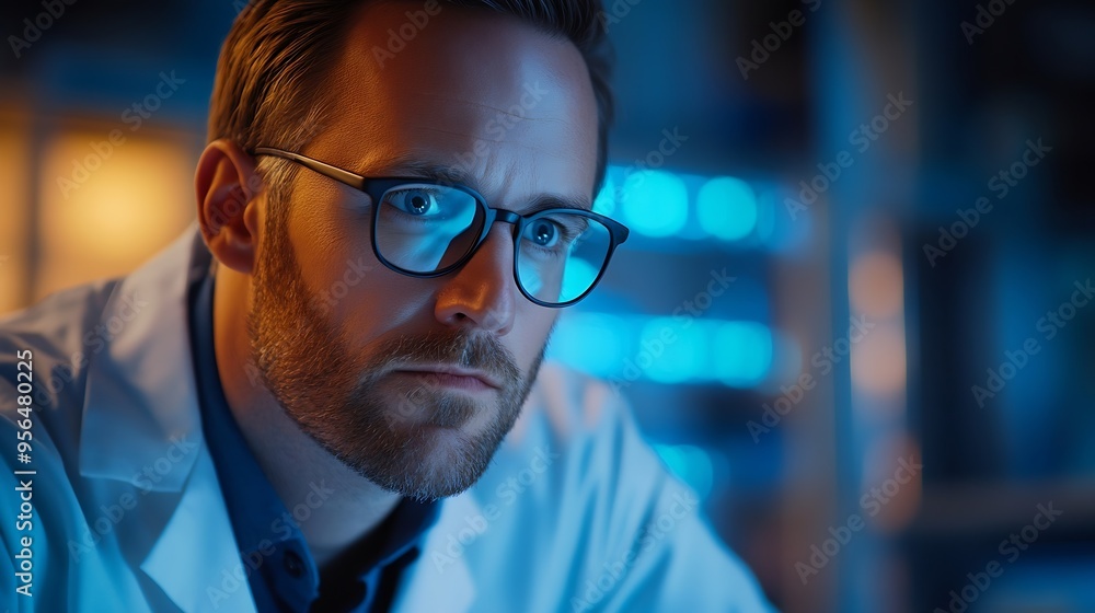 Aufkleber modern alternative medicine or sciencephysicians collect data analyze dnatreat and store patient dat