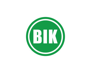 BIK logo design vector template. BIK