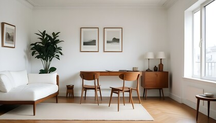 Photo interior modern design room 3d illustration