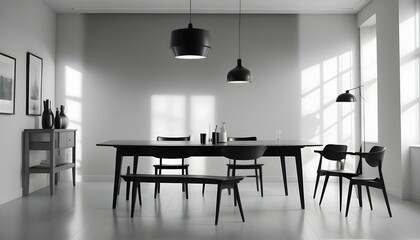 Photo interior modern design room 3d illustration