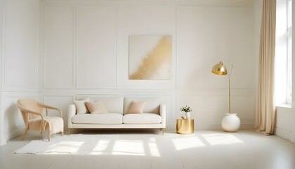 Photo interior modern design room 3d illustration