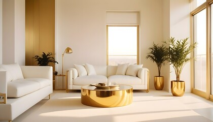 Photo interior modern design room 3d illustration