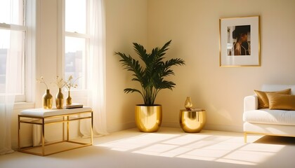 Photo interior modern design room 3d illustration