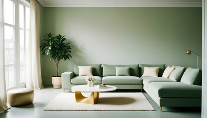 Photo interior modern design room 3d illustration