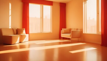 Photo interior modern design room 3d illustration