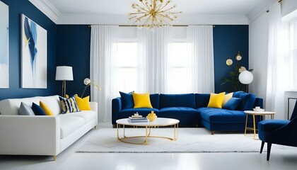 Photo interior modern design room 3d illustration