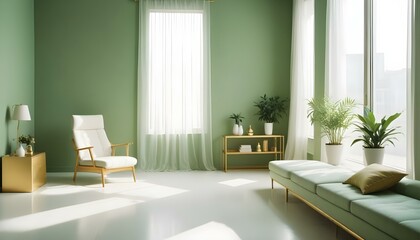 Photo interior modern design room 3d illustration