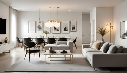 Photo interior modern design room 3d illustration