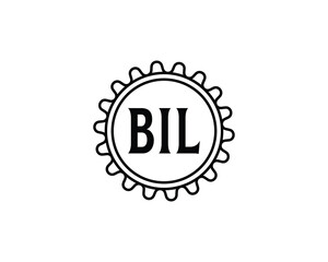 BIL logo design vector template. BIL