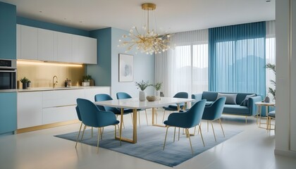 Fototapeta premium Photo interior modern design room 3d illustration