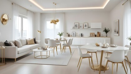 Photo interior modern design room 3d illustration