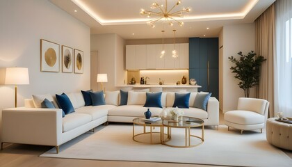 Photo interior modern design room 3d illustration