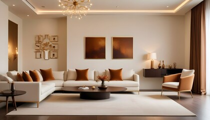 Fototapeta premium Photo interior modern design room 3d illustration