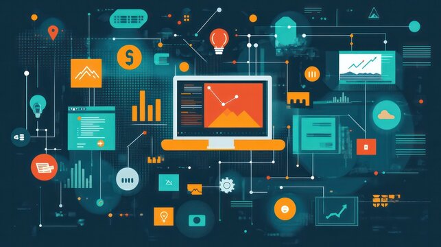 Infographic for remote business highlighting key strategies for effective remote work management, 