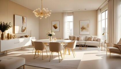 Photo interior modern design room 3d illustration