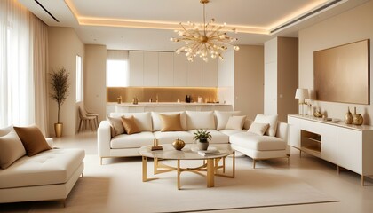 Photo interior modern design room 3d illustration