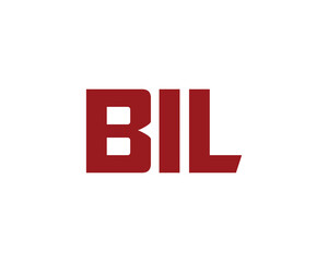 BIL logo design vector template. BIL