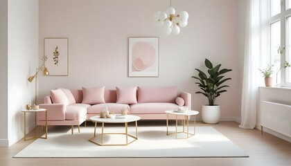 Photo interior modern design room 3d illustration
