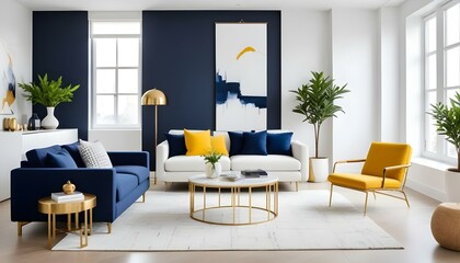 Photo interior modern design room 3d illustration