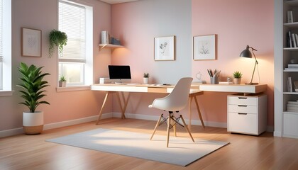 Photo interior modern design room 3d illustration