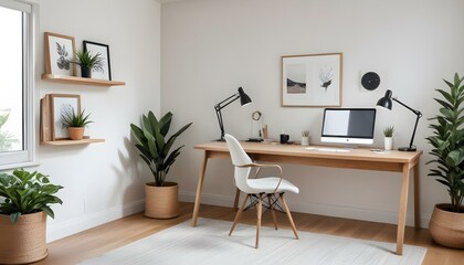 Photo interior modern design room 3d illustration