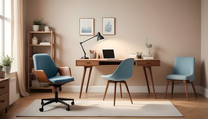 Photo interior modern design room 3d illustration