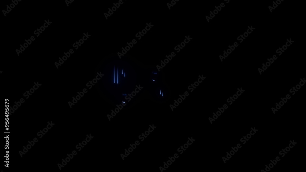 Poster neon glow booklet page icon vector in thin line style. outline symbol for reference, paper, document