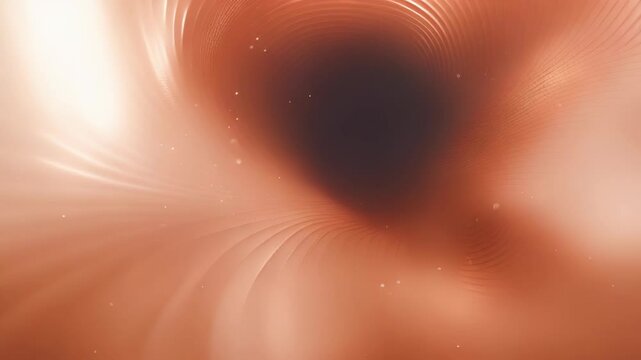 Abstract Orange Wave Background