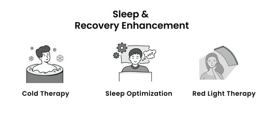 Personalized Nutrition Illustration. Including Nutrigenomics, DNA Diet, Metabolic Typing, Nutrient Timing, Ketogenic Diet icons.