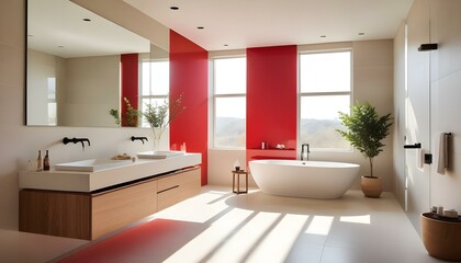 Photo interior modern design room 3d illustration