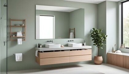 Photo interior modern design room 3d illustration