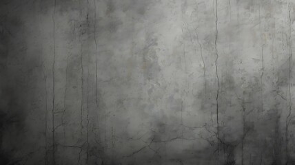Fototapeta premium Abstract dirty solid background texture of a gray gradient color from dark to light, gray textured wall backdrop 