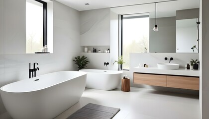 Photo interior modern design room 3d illustration