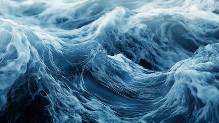 Obraz premium Abstract blue and white icy texture.