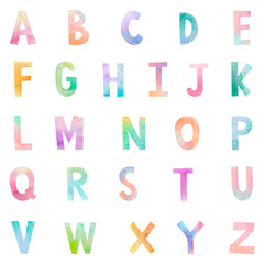 Abc font set illustration png
