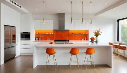 Photo interior modern design room 3d illustration