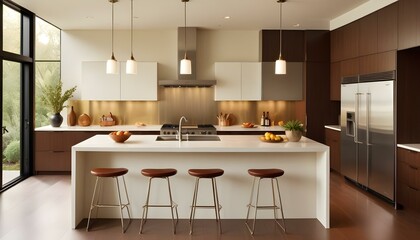 Photo interior modern design room 3d illustration