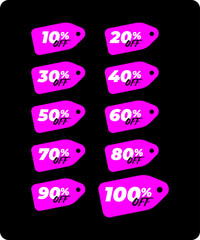 018 - 100 off tag sales