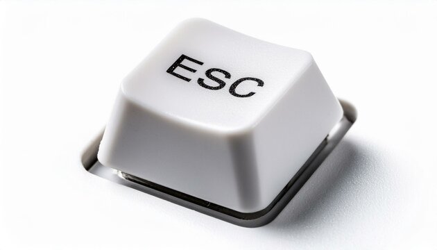 Escape key on a white background
